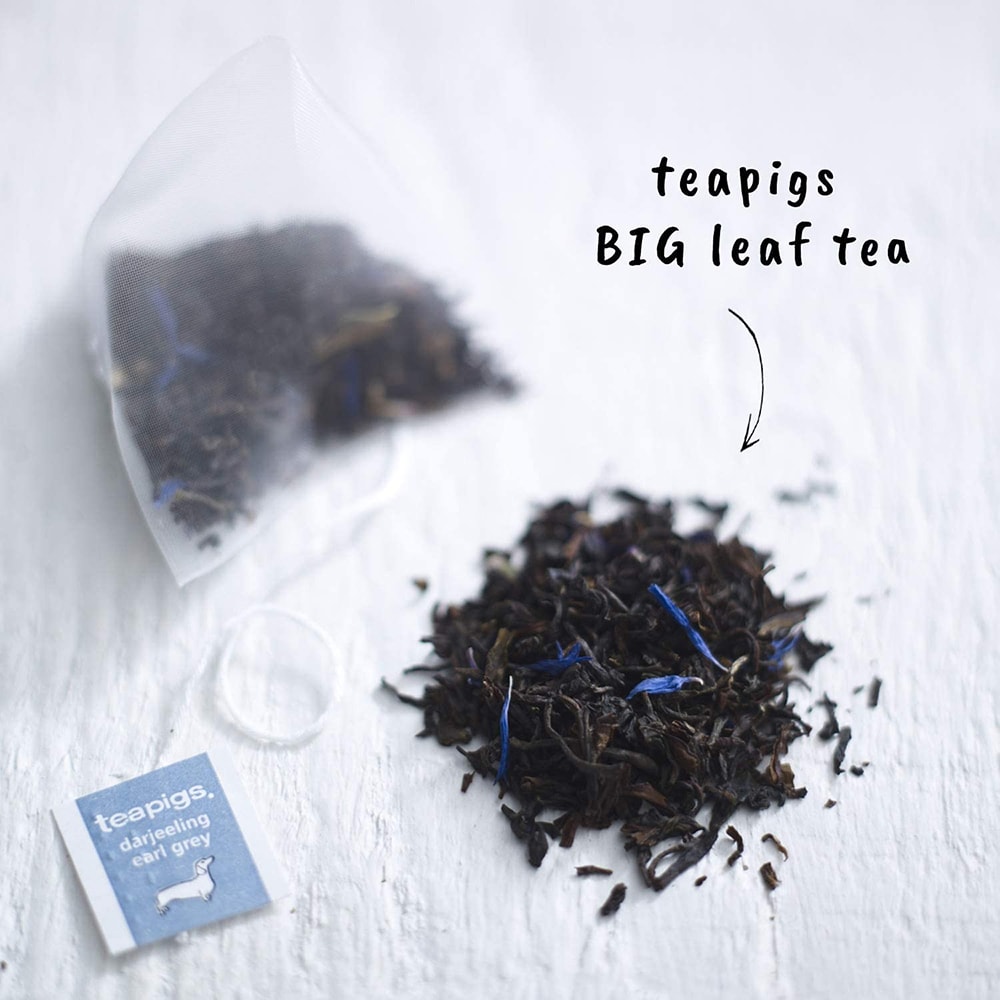 Ceai negru TEAPIGS Darjeeling Earl Gray, 125g, 50 buc