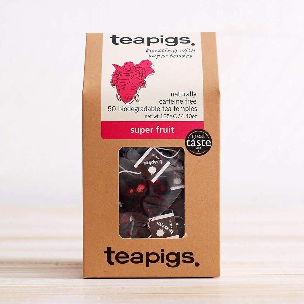 Ceai infuzie TEAPIGS Super Fruit, 125g, 50 buc