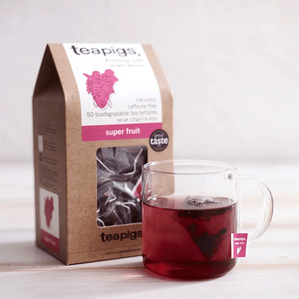 Ceai infuzie TEAPIGS Super Fruit, 125g, 50 buc