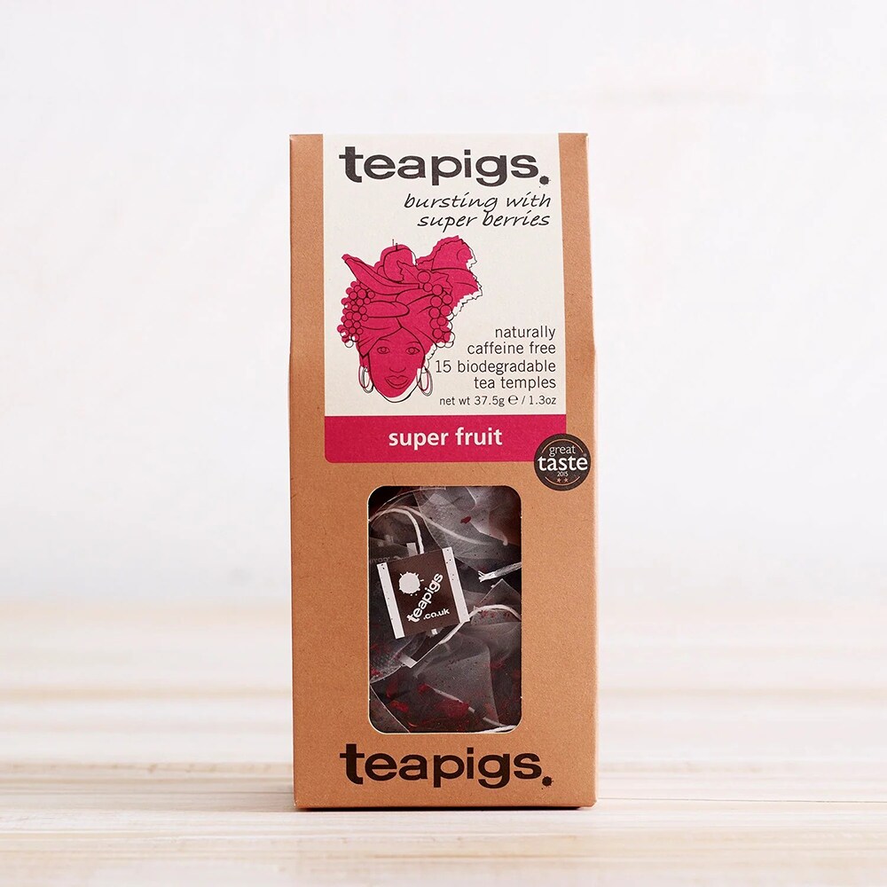 Ceai infuzie TEAPIGS Super Fruit, 37.5g, 15 buc