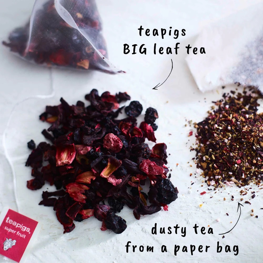 Ceai infuzie TEAPIGS Super Fruit, 37.5g, 15 buc