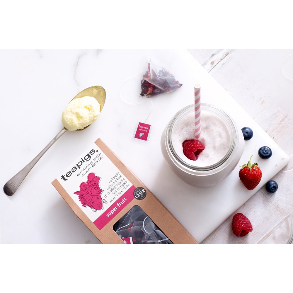 Ceai infuzie TEAPIGS Super Fruit, 37.5g, 15 buc
