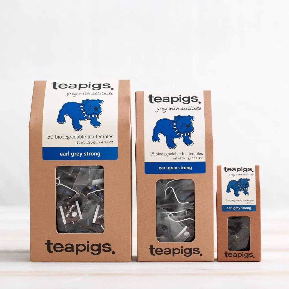 Ceai negru TEAPIGS Earl Grey, 15 buc, 37.5g