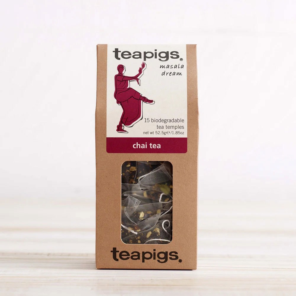 Ceai infuzie TEAPIGS Chai Tea, 15 buc, 52.5g