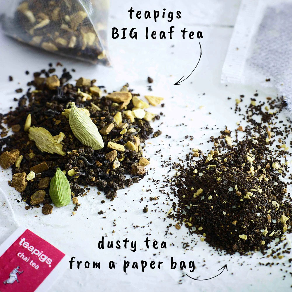 Ceai infuzie TEAPIGS Chai Tea, 15 buc, 52.5g
