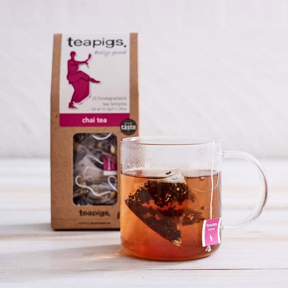 Ceai infuzie TEAPIGS Chai Tea, 15 buc, 52.5g