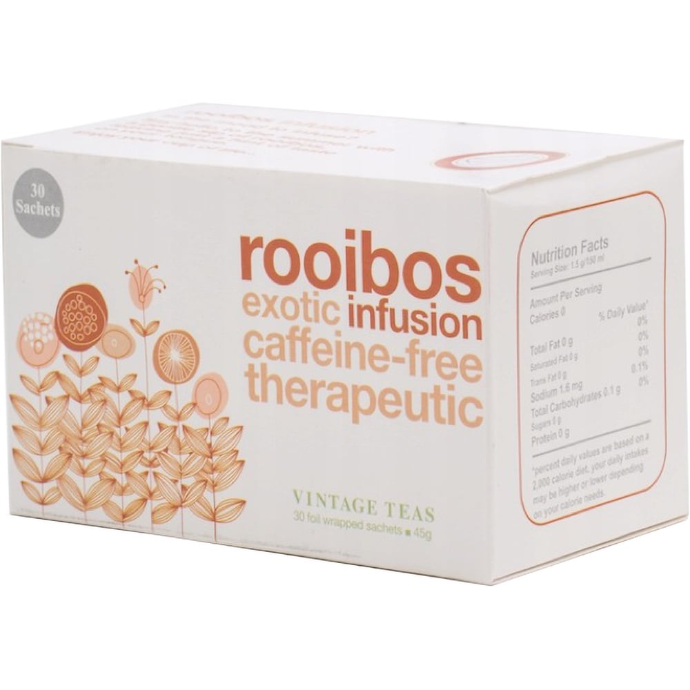 Ceai infuzie VINTAGE TEAS Rooibos, 45g, 30 buc