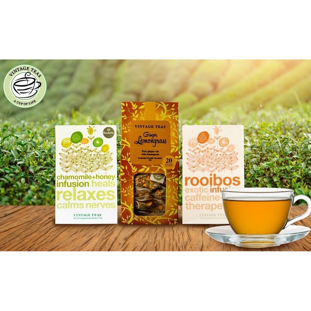 Ceai infuzie VINTAGE TEAS Rooibos, 45g, 30 buc