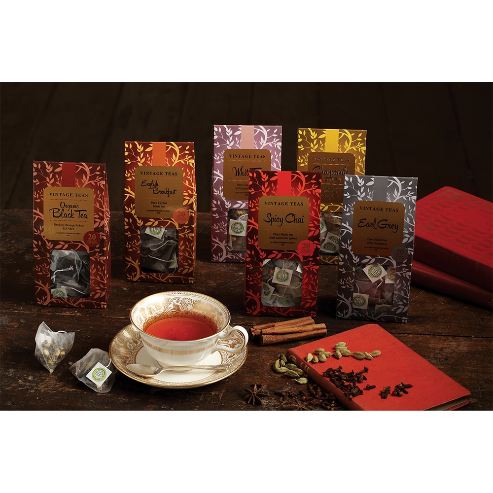 Ceai infuzie VINTAGE TEAS Spicy Chai, 50g, 20 buc