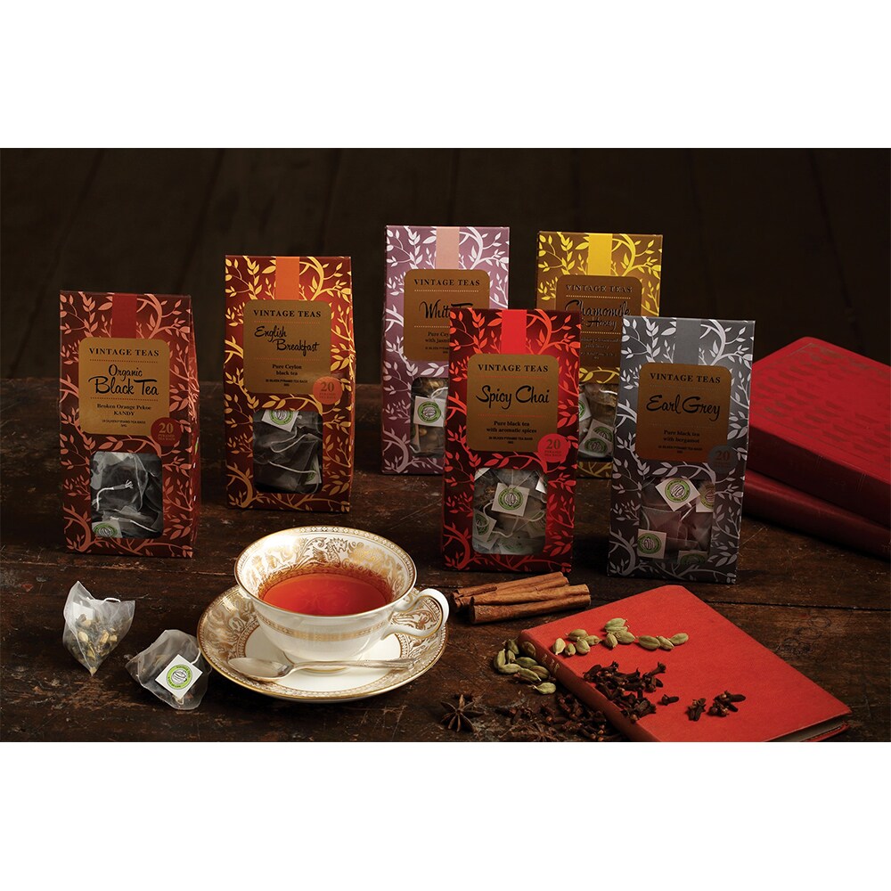 Ceai infuzie VINTAGE TEAS White Tea, 50g, 20 buc