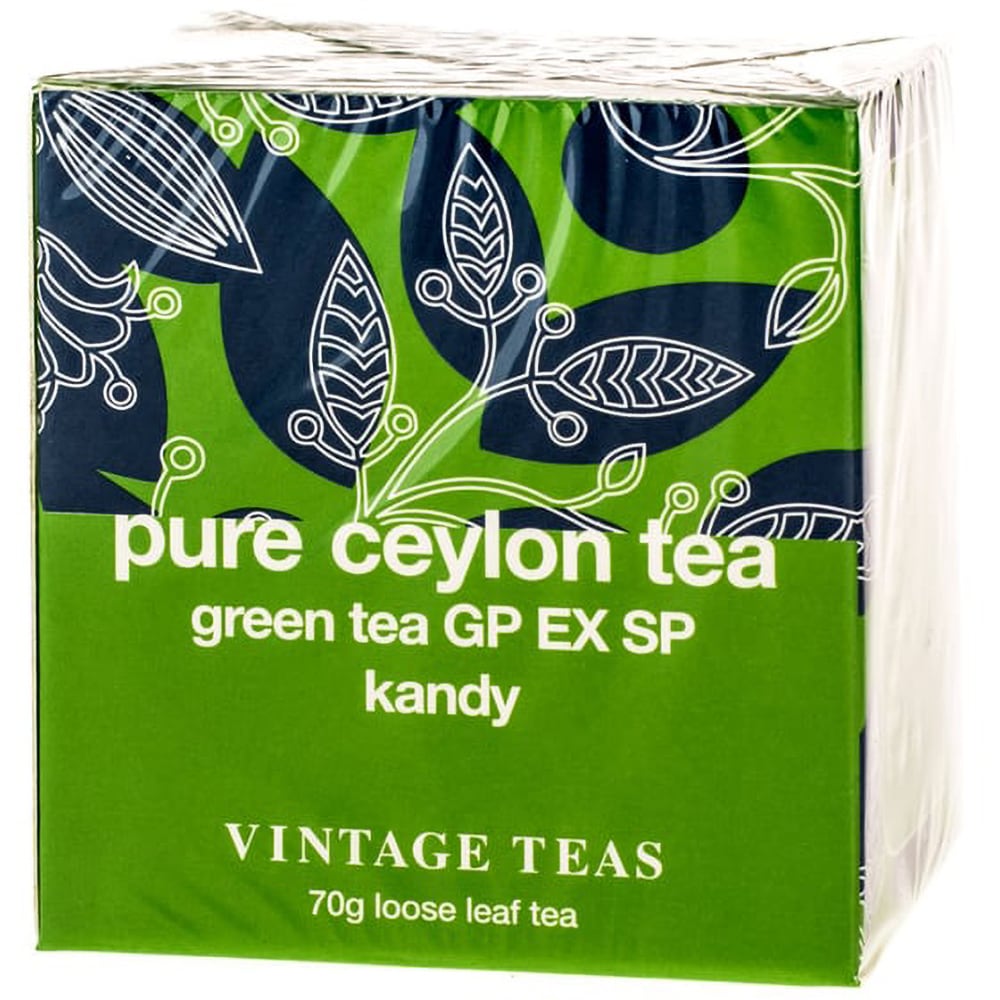 Ceai verde VINTAGE TEAS Pure Ceylon Kandy, 70g