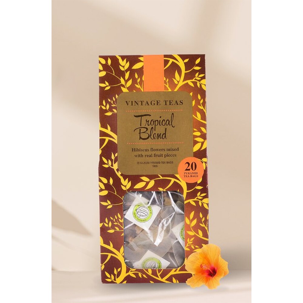 Ceai infuzie VINTAGE TEAS Tropical Blend, 100g, 20 buc