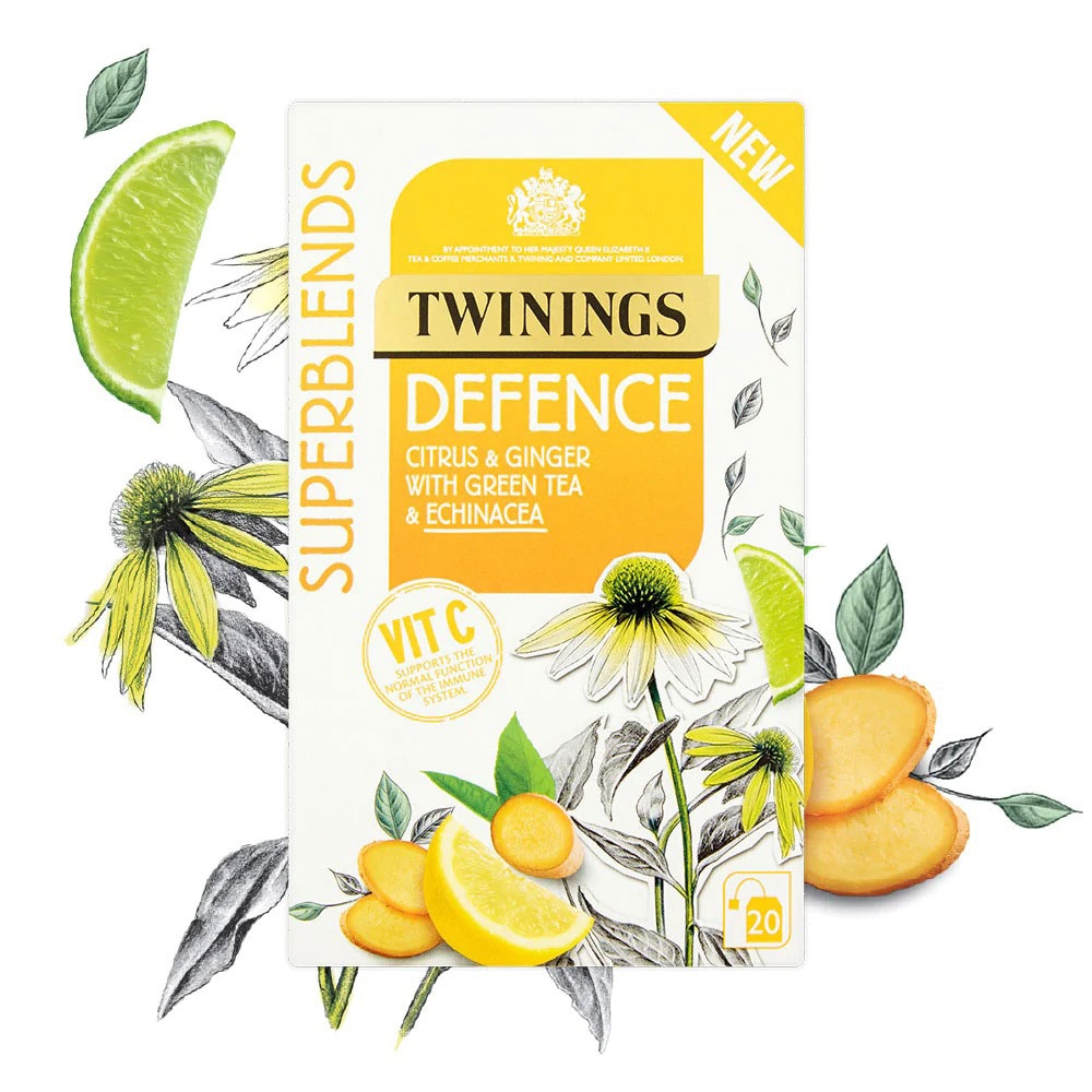 Ceai TWININGS Superblends Defence 18 buc, 36g