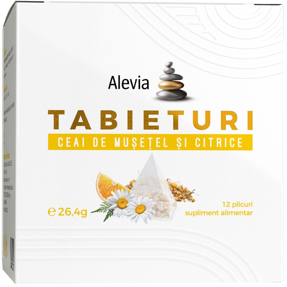 Ceai infuzie ALEVIA Musetel si Citrice, 12 buc, 26.4g