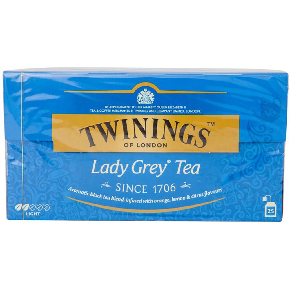 Ceai negru TWININGS Lady Grey, 25 buc, 50g