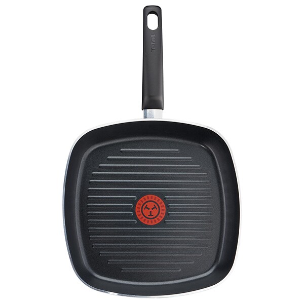 Tigaie Grill TEFAL Invissia B3094042, 26x26cm, aluminiu, negru