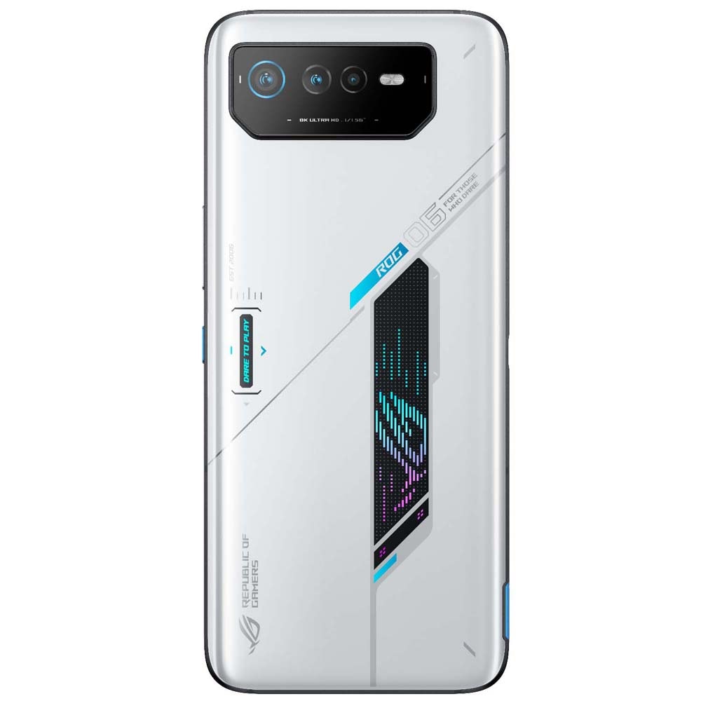 Telefon ASUS ROG Phone 6 5G, 256GB, 12GB RAM, Dual SIM, Storm White