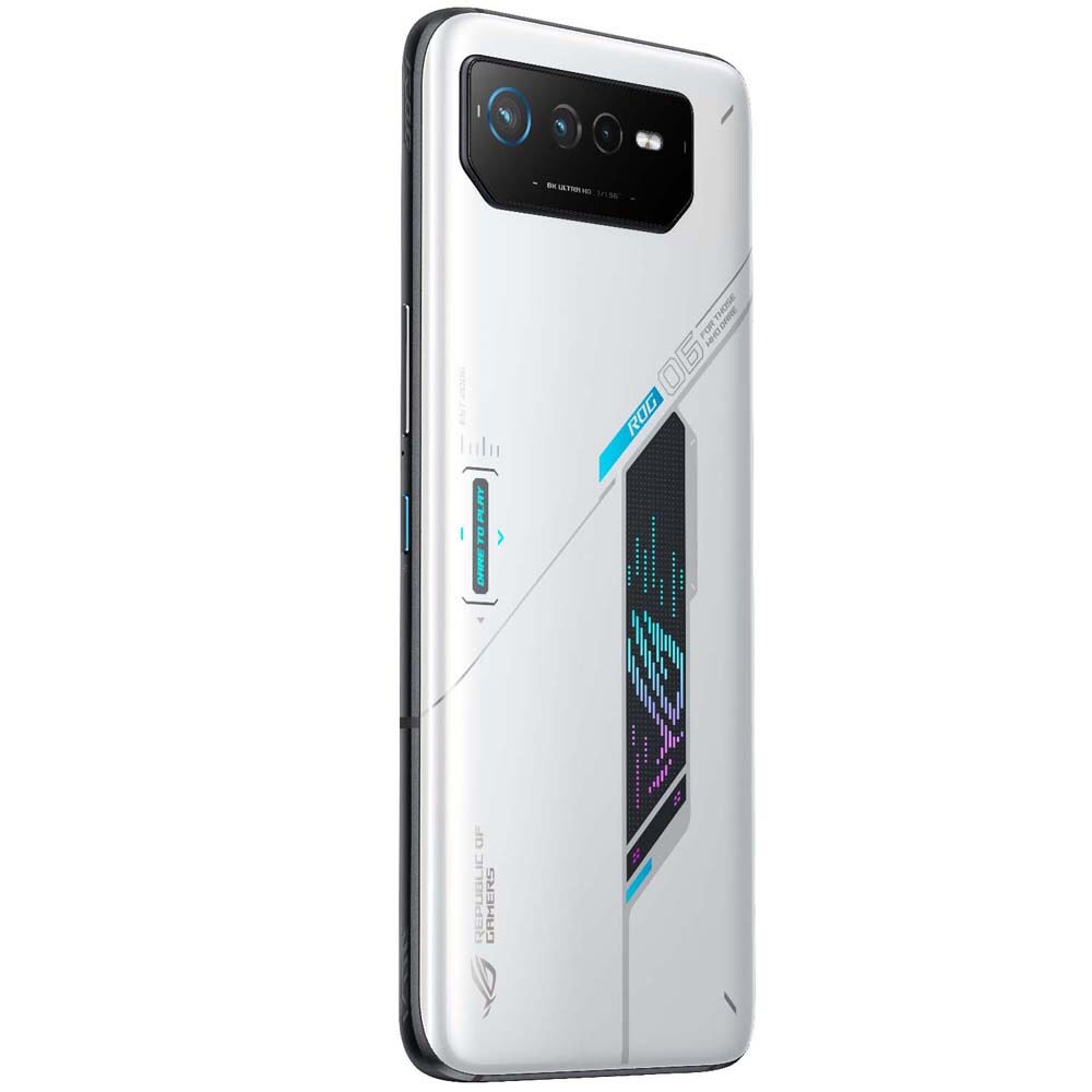 Telefon ASUS ROG Phone 6 5G, 256GB, 12GB RAM, Dual SIM, Storm White