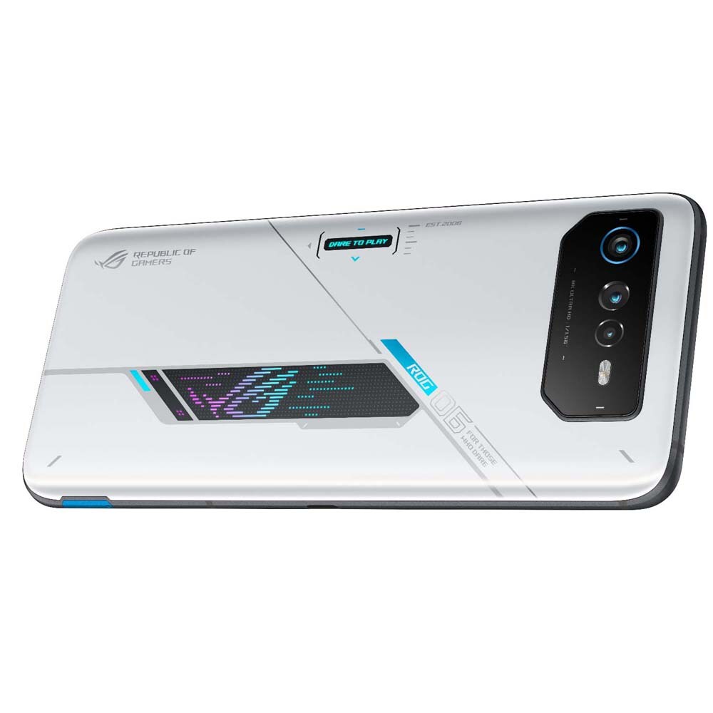 Telefon ASUS ROG Phone 6 5G, 256GB, 12GB RAM, Dual SIM, Storm White