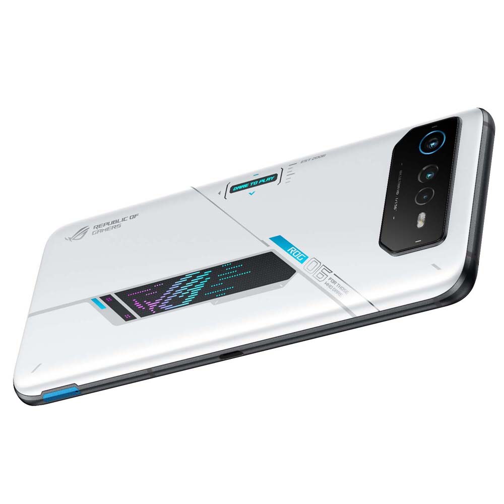 Telefon ASUS ROG Phone 6 5G, 256GB, 12GB RAM, Dual SIM, Storm White