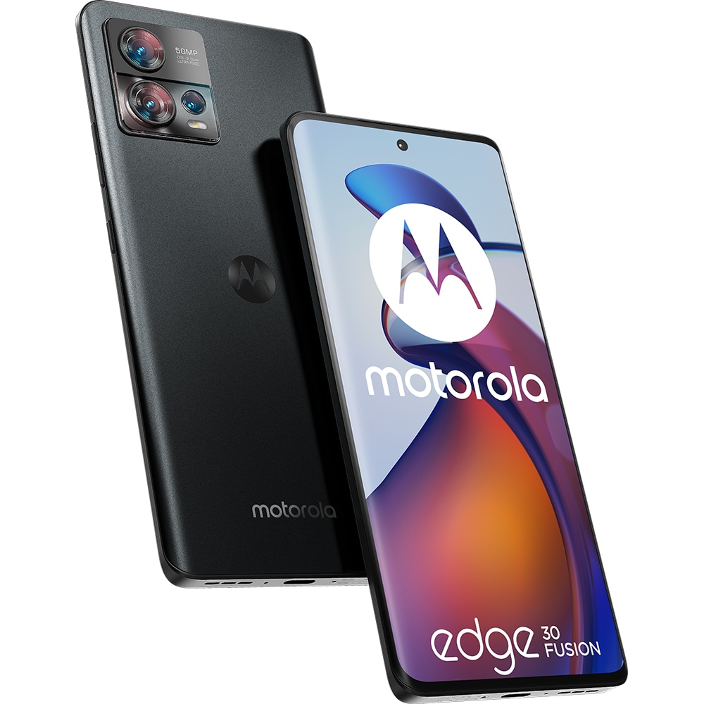 Telefon MOTOROLA Edge 30 Fusion 5G, 256GB, 12GB RAM, Dual SIM, Cosmic Grey