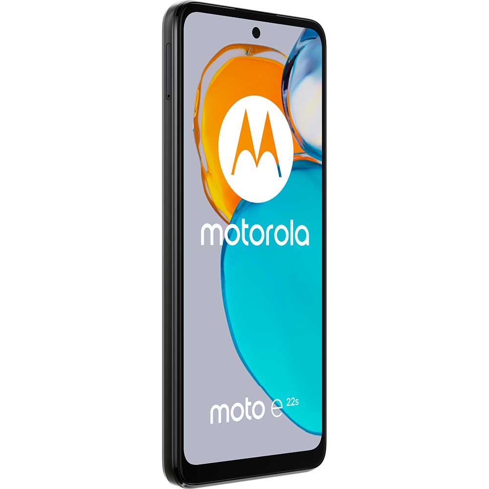 Telefon MOTOROLA Moto E22s, 64GB, 4GB RAM, Dual SIM, Cosmic Black