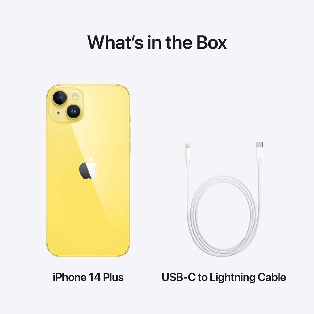 Telefon APPLE iPhone 14 Plus 5G, 128GB, Yellow