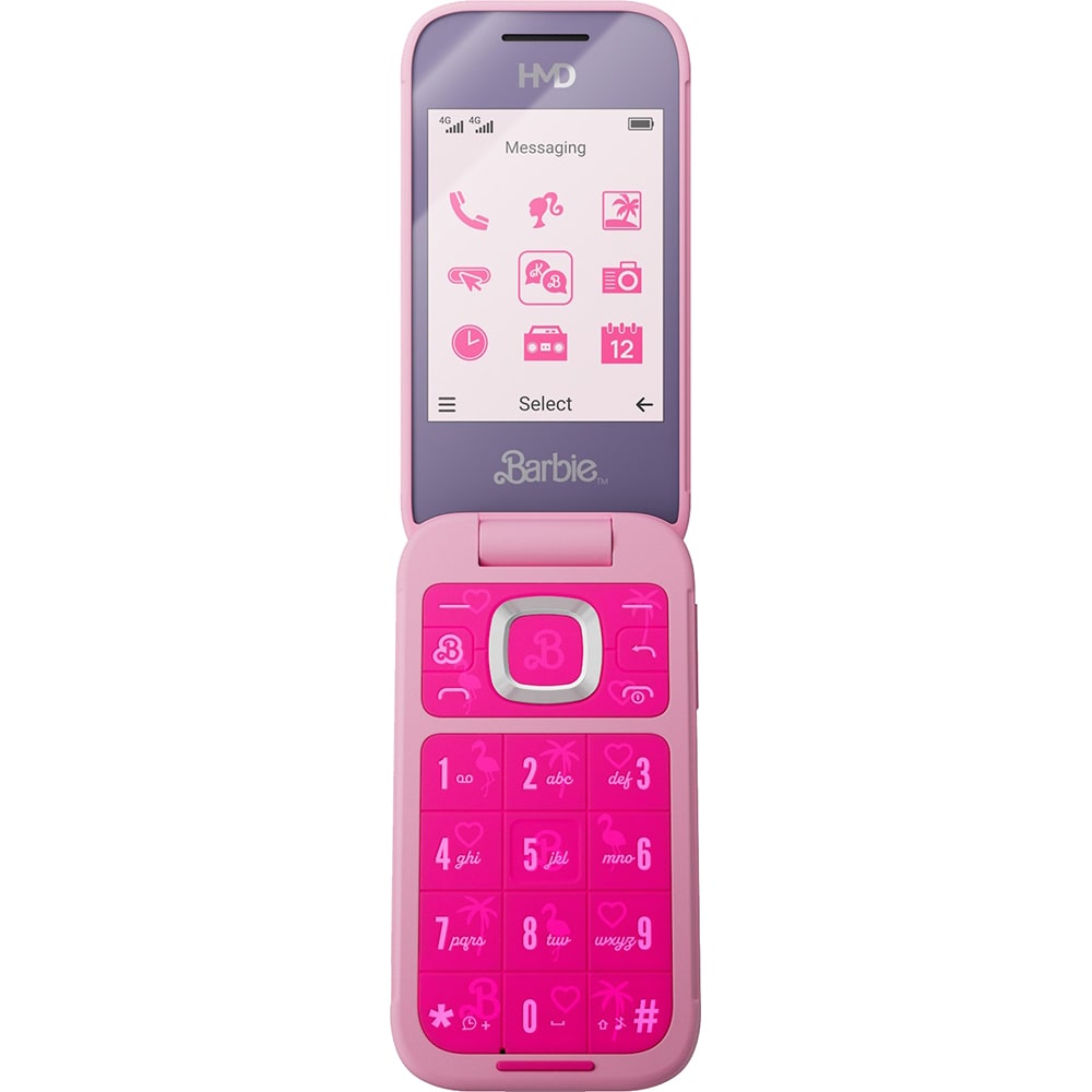Telefon HMD Barbie Phone, 128MB, 64MB RAM, 4G, Dual SIM, Pink