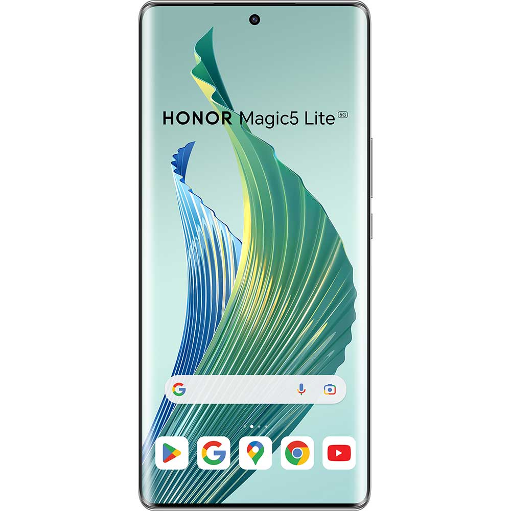 Telefon HONOR Magic5 Lite 5G, 128GB, 6GB RAM, Dual SIM, Titanium Silver