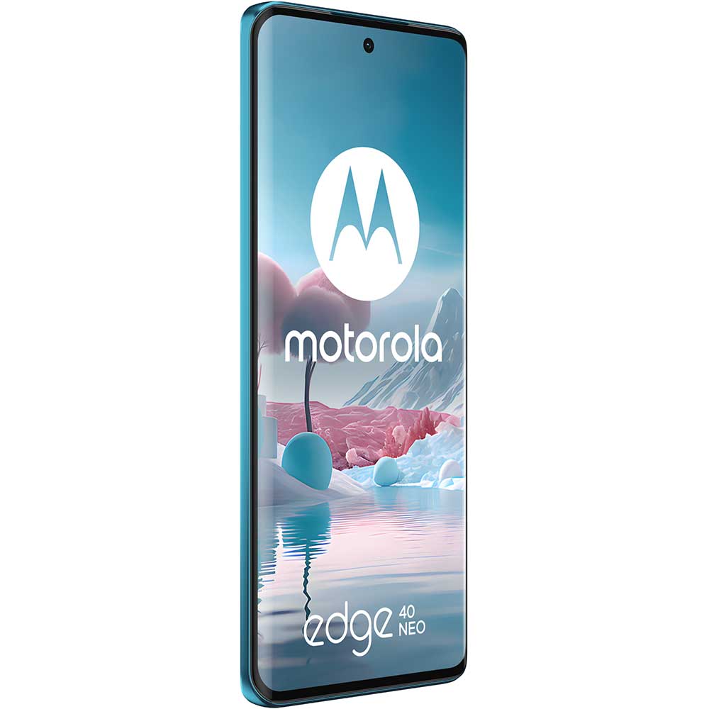 Telefon MOTOROLA Edge 40 Neo 5G, 256GB, 12GB RAM, Dual SIM, Caneel Bay