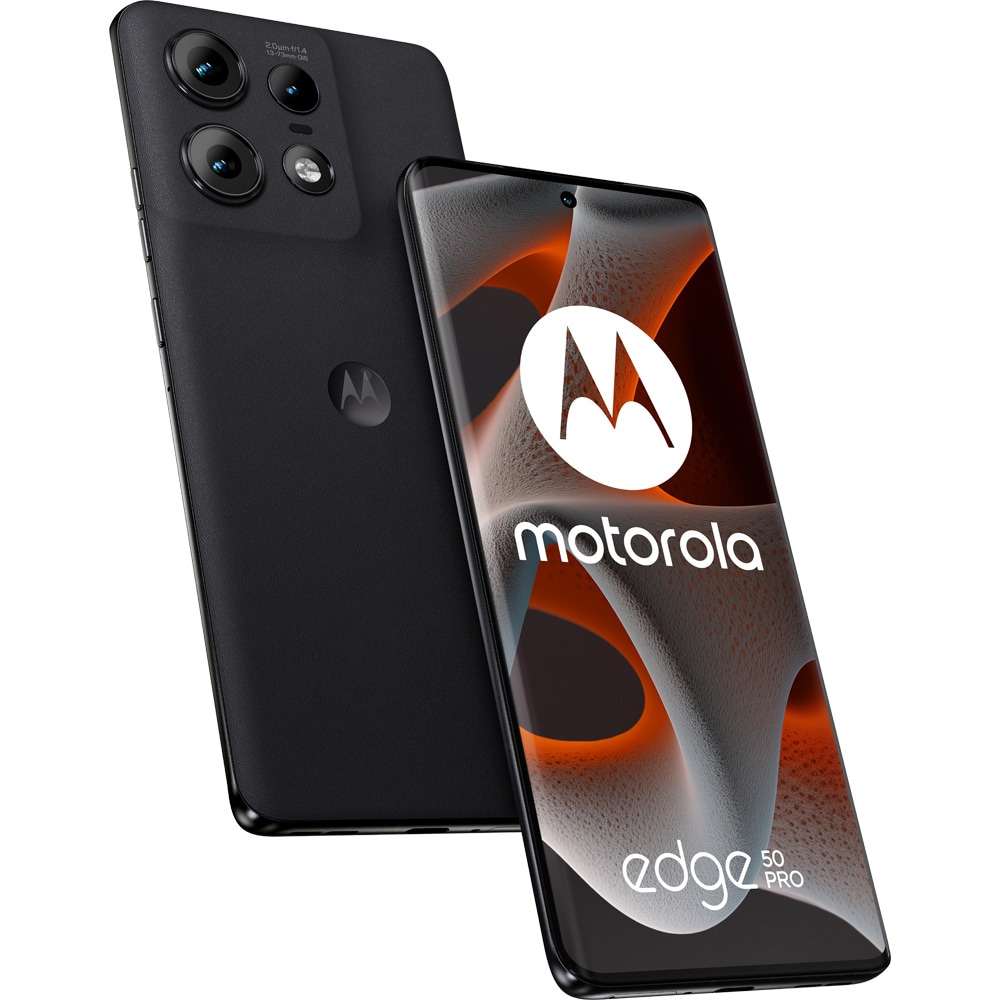 Telefon MOTOROLA Edge 50 Pro 5G, 512GB, 12GB RAM, Dual SIM, Black Beauty