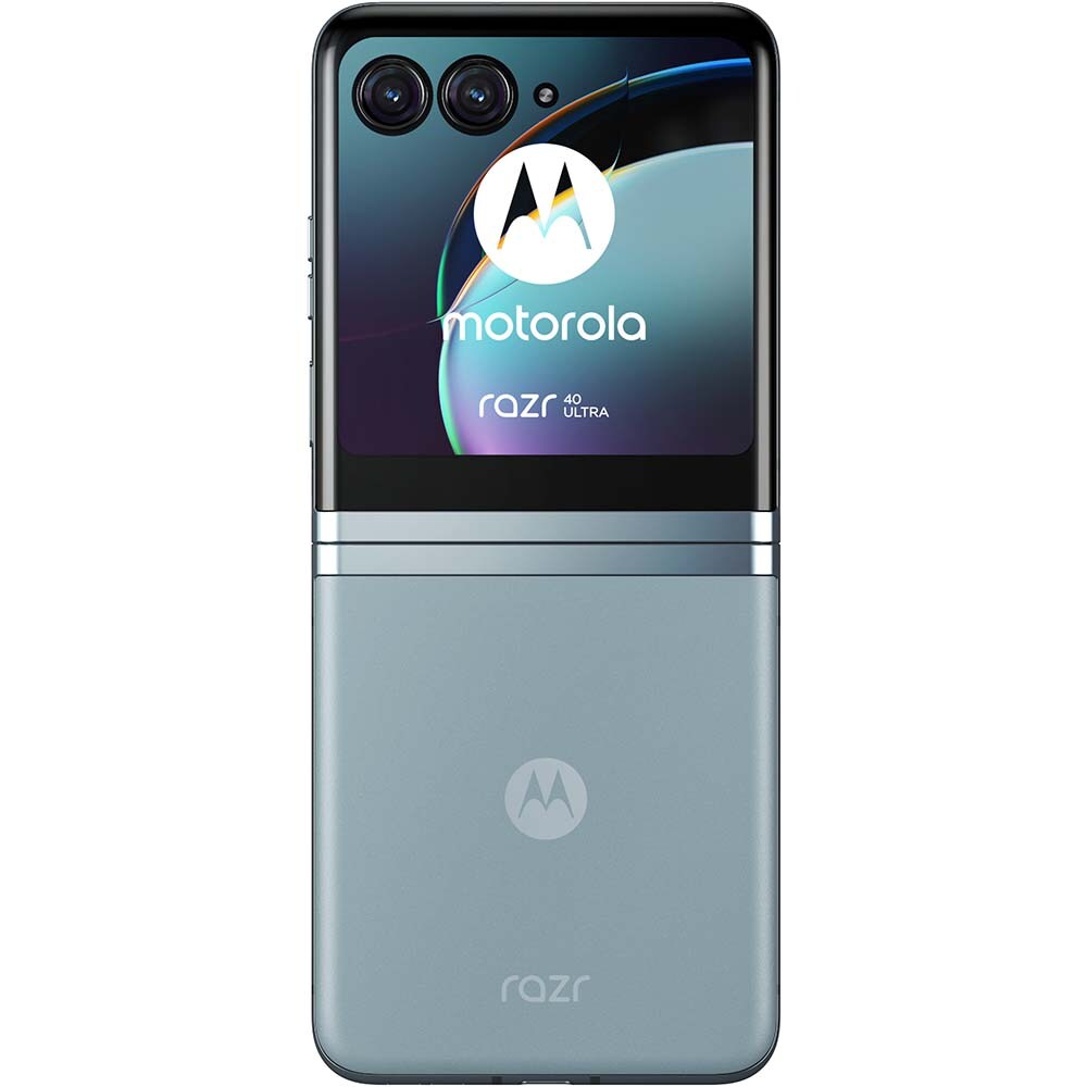 Telefon MOTOROLA Razr 40 Ultra 5G, 256GB, 8GB RAM, Dual SIM, Glacier Blue