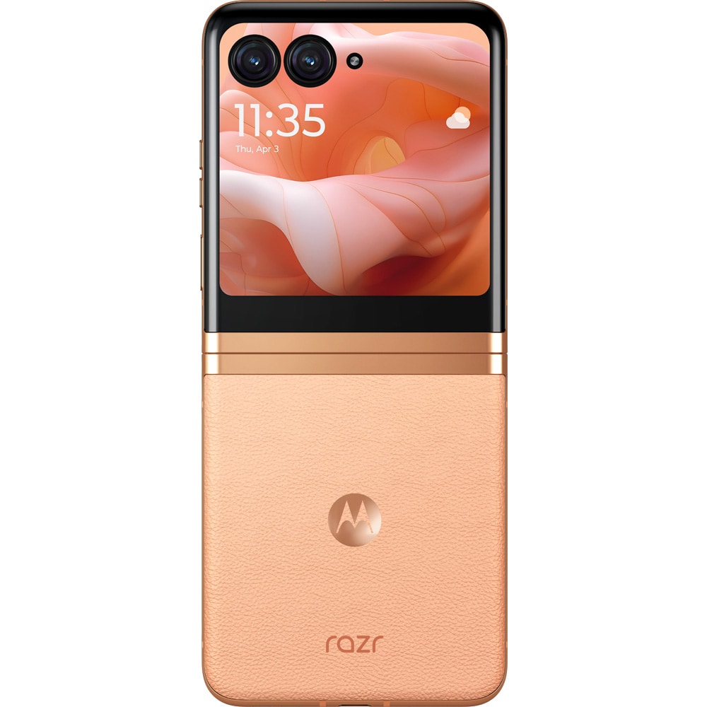 Telefon MOTOROLA Razr 40 Ultra 5G, 256GB, 8GB RAM, Dual SIM, Peach Fuzz