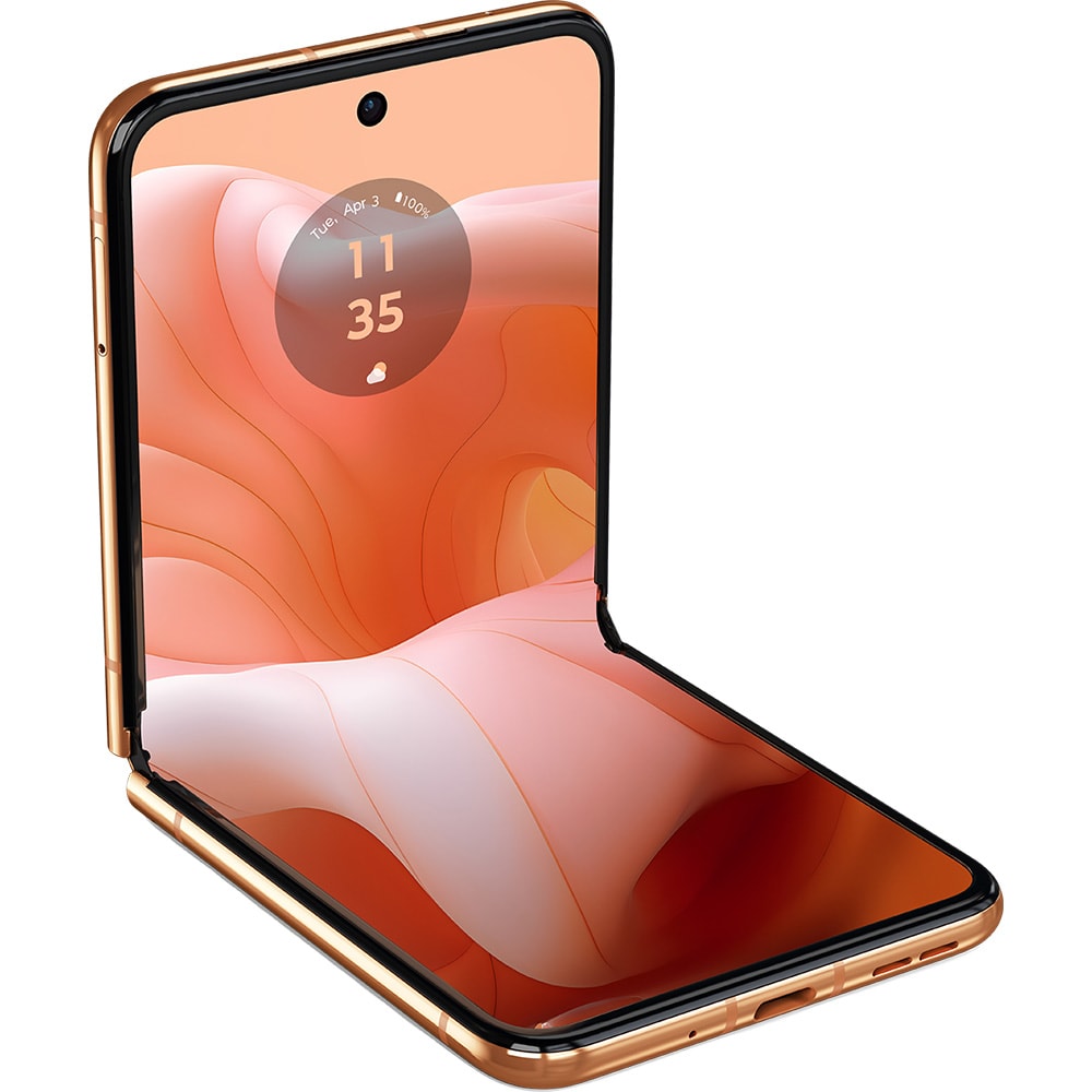 Telefon MOTOROLA Razr 40 Ultra 5G, 256GB, 8GB RAM, Dual SIM, Peach Fuzz