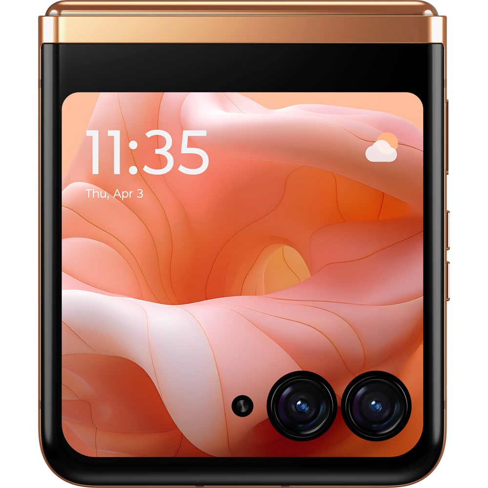 Telefon MOTOROLA Razr 40 Ultra 5G, 256GB, 8GB RAM, Dual SIM, Peach Fuzz