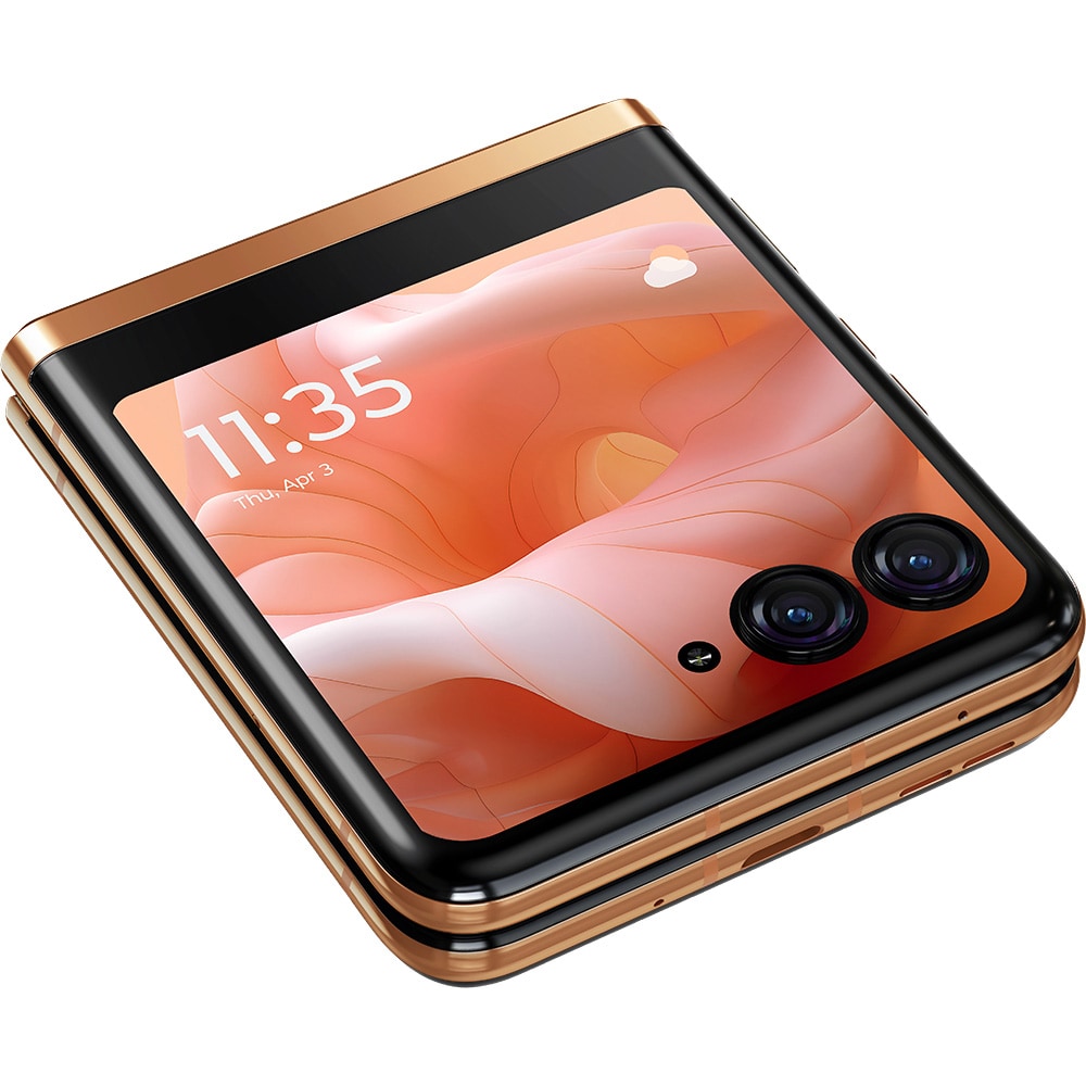 Telefon MOTOROLA Razr 40 Ultra 5G, 256GB, 8GB RAM, Dual SIM, Peach Fuzz