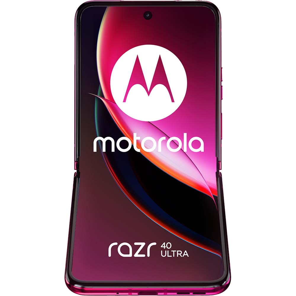 Telefon MOTOROLA Razr 40 Ultra 5G, 256GB, 8GB RAM, Dual SIM, Viva Magenta
