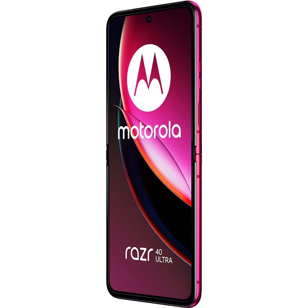Telefon MOTOROLA Razr 40 Ultra 5G, 256GB, 8GB RAM, Dual SIM, Viva Magenta