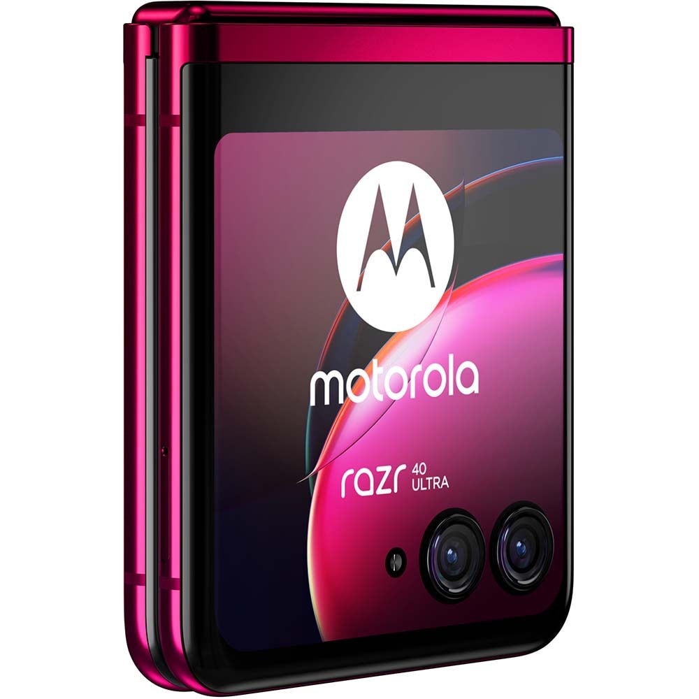Telefon MOTOROLA Razr 40 Ultra 5G, 256GB, 8GB RAM, Dual SIM, Viva Magenta