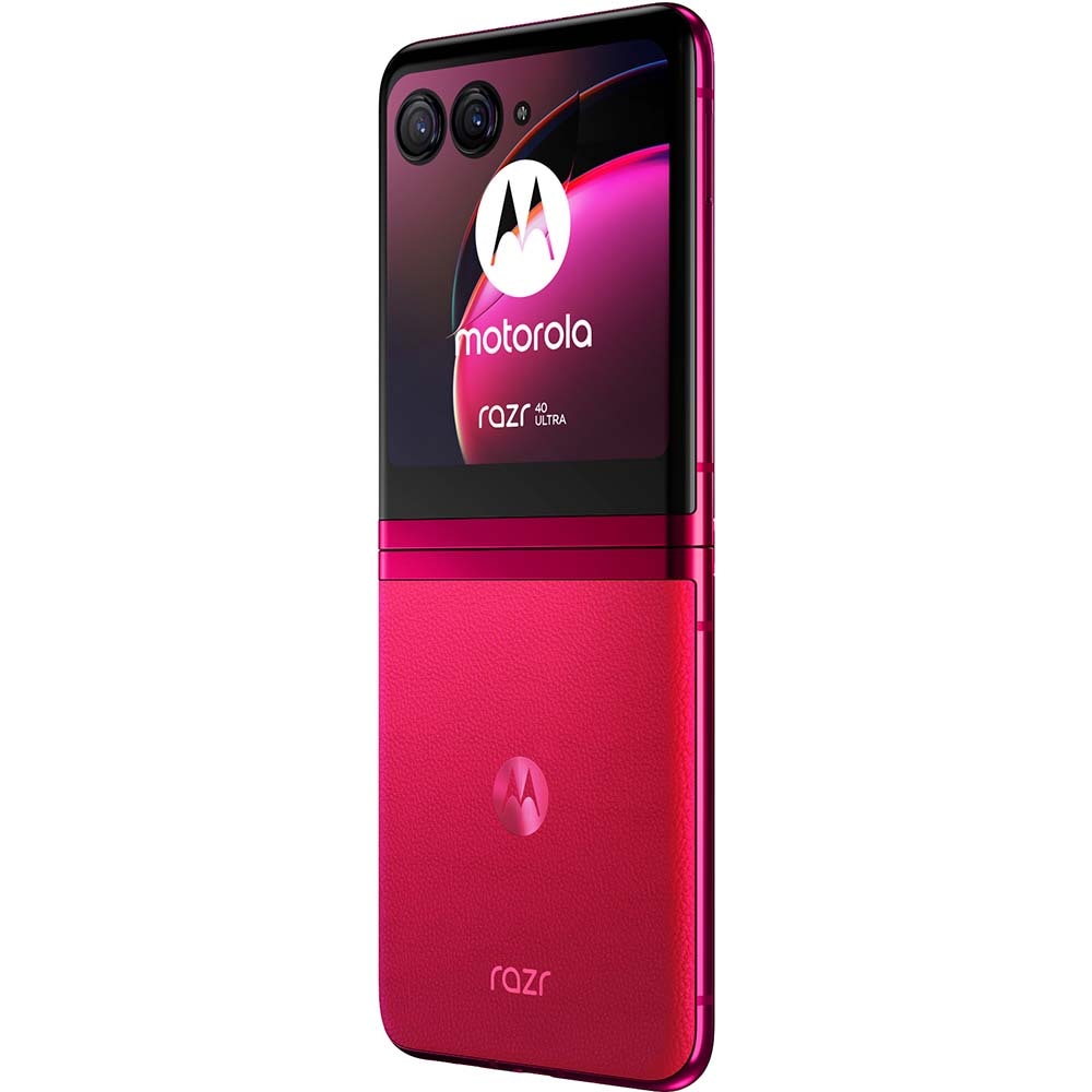 Telefon MOTOROLA Razr 40 Ultra 5G, 256GB, 8GB RAM, Dual SIM, Viva Magenta