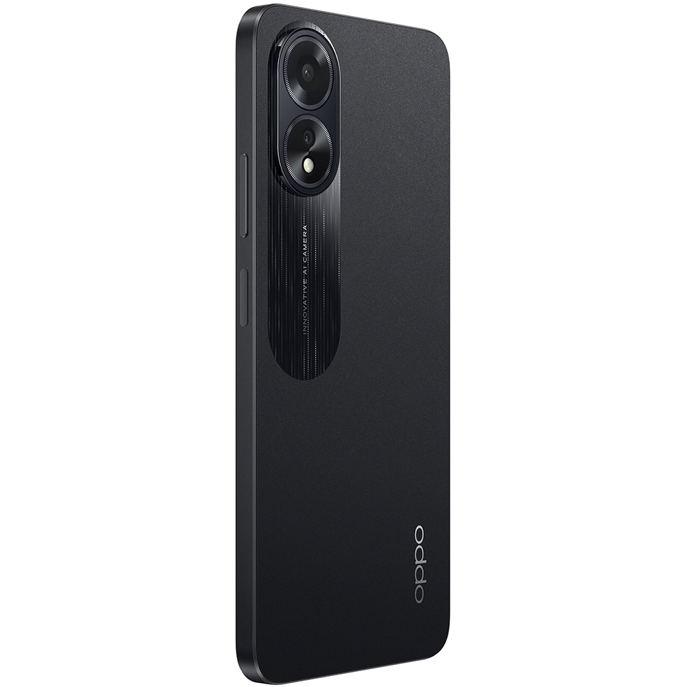 Telefon OPPO A18, 128GB, 4GB RAM, Dual SIM, Glowing Black