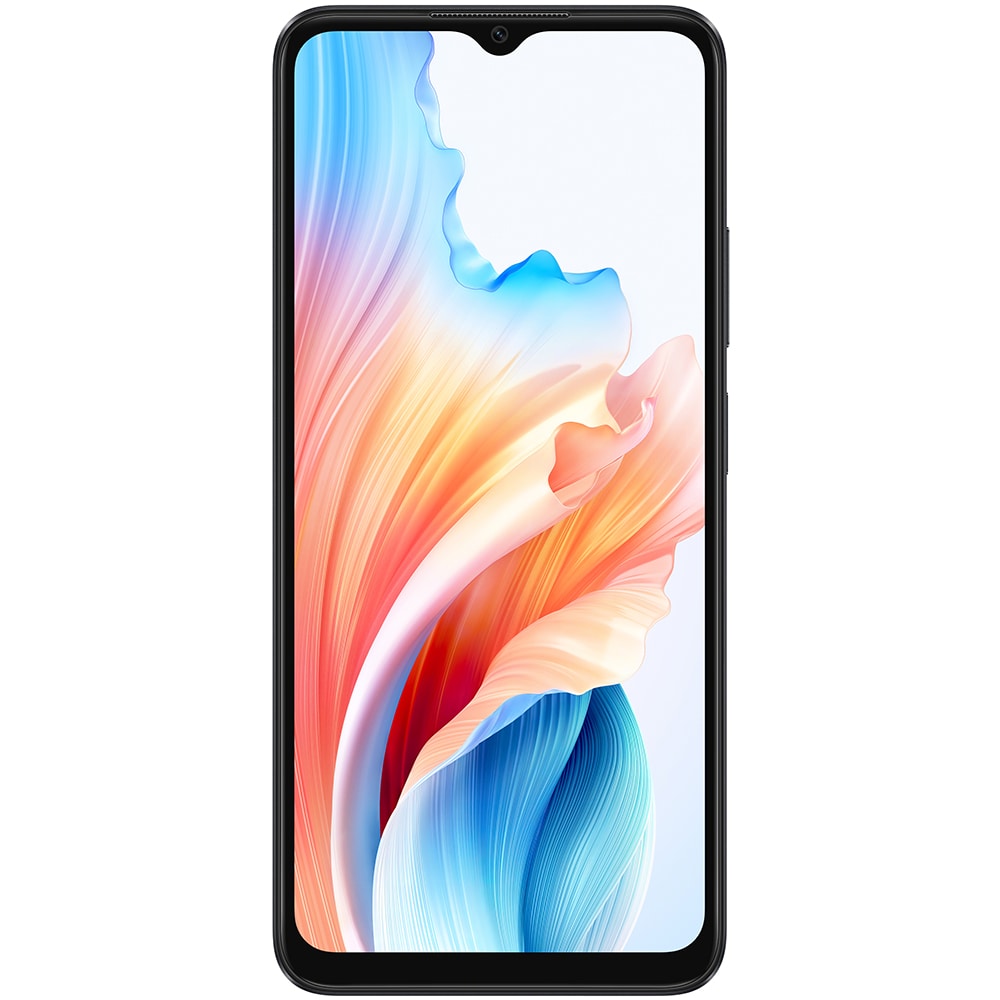 Telefon OPPO A18, 128GB, 4GB RAM, Dual SIM, Glowing Black