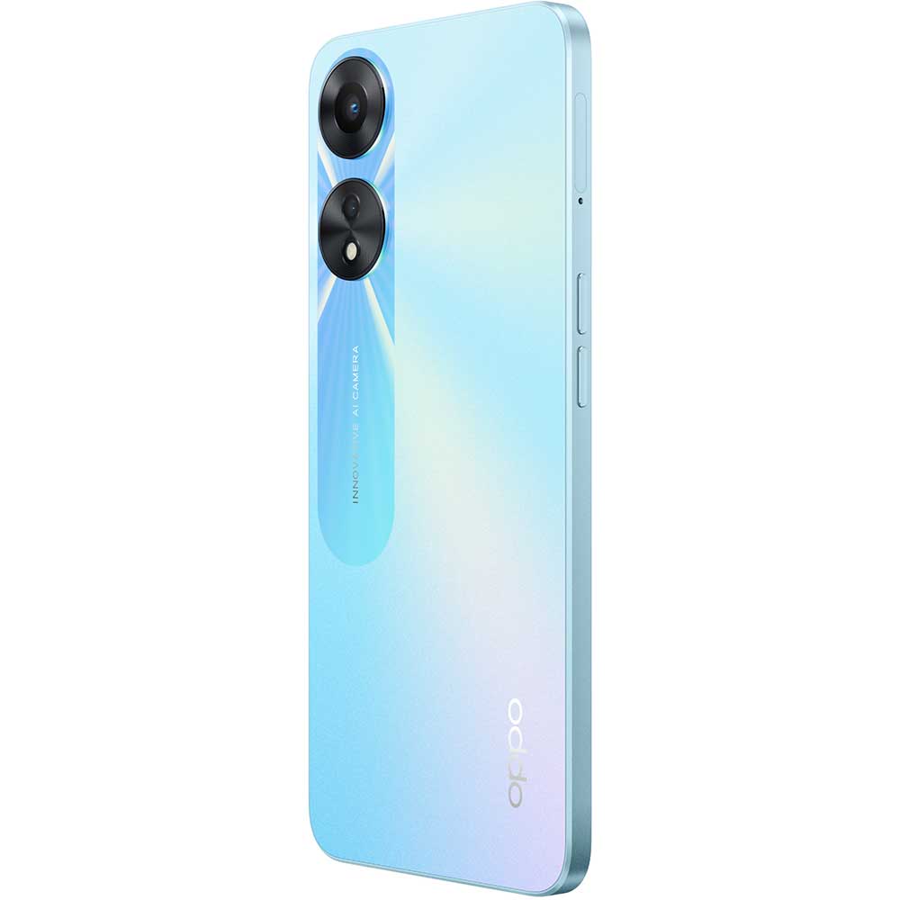 Telefon OPPO A78 5G, 128GB, 4GB RAM, Dual SIM, Glowing Blue