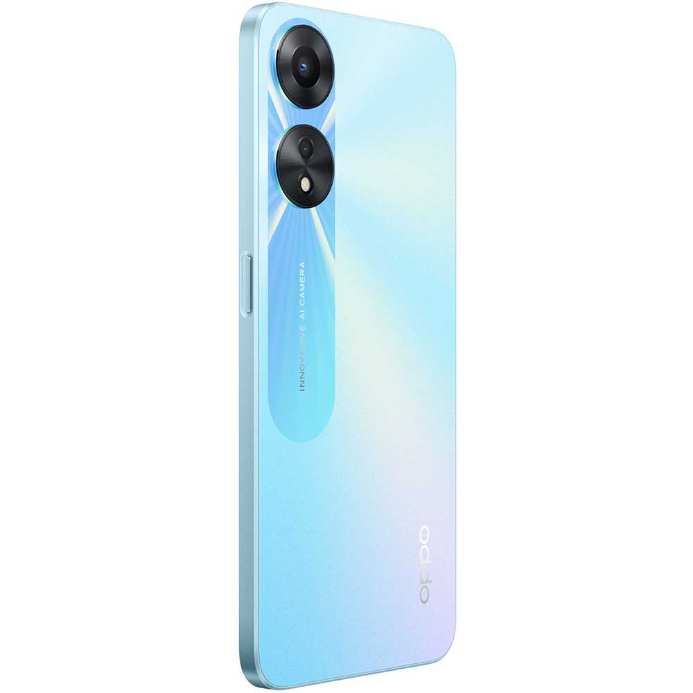 Telefon OPPO A78 5G, 128GB, 4GB RAM, Dual SIM, Glowing Blue