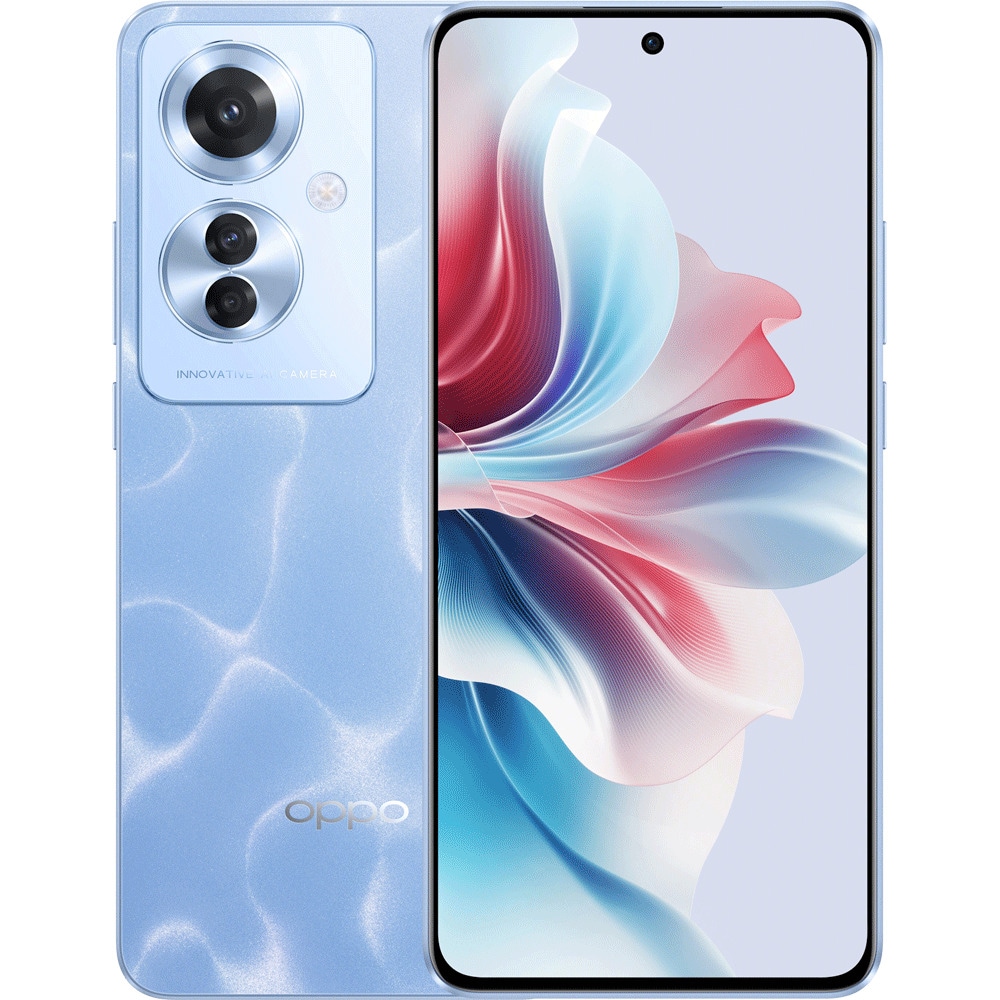 Telefon OPPO Reno11 F 5G, 256GB, 8GB RAM, Dual SIM, Ocean Blue
