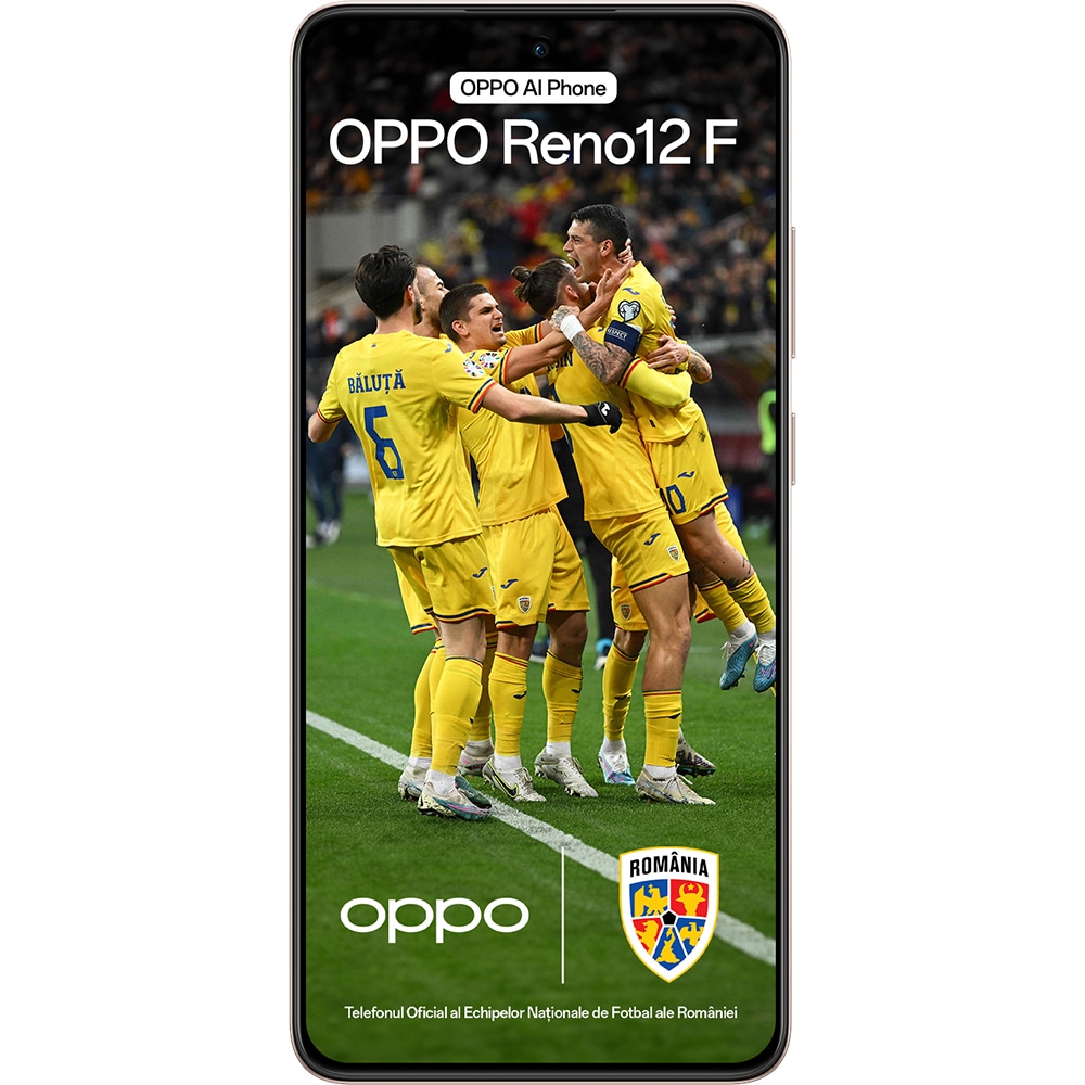 Telefon OPPO Reno12 F, 256GB, 8GB RAM, Dual SIM, Amber Orange
