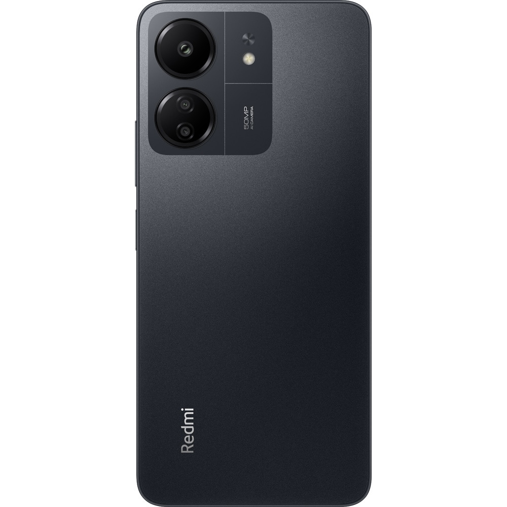 Telefon XIAOMI Redmi 13C, 128GB, 4GB RAM, Dual SIM, Midnight Black