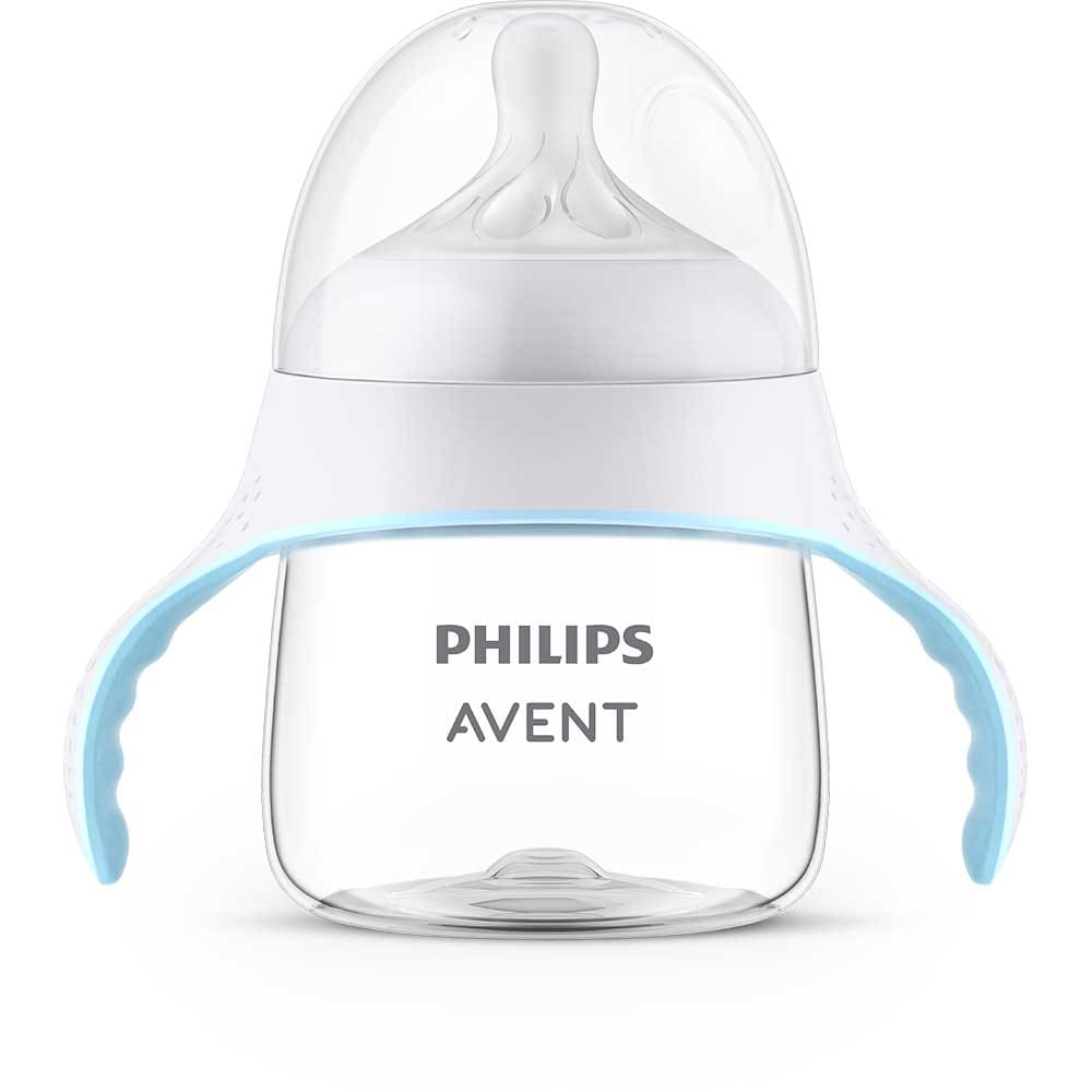 Cana tranzitie PHILIPS AVENT Natural Response SCF263/61, 6 luni+, 150ml, alb-bleu