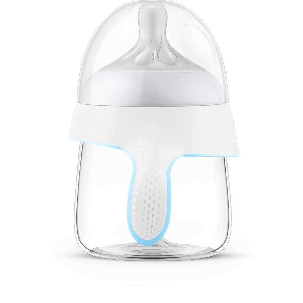 Cana tranzitie PHILIPS AVENT Natural Response SCF263/61, 6 luni+, 150ml, alb-bleu