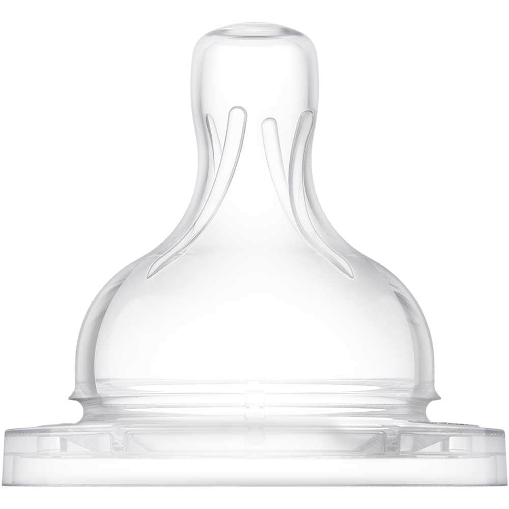 Biberon anticolici PHILIPS AVENT SCY103/01, flux lent, 1 luna+, 260ml, alb-transparent